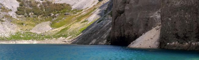 roter und blauer See Imotski in Dalmatien/Kroatien