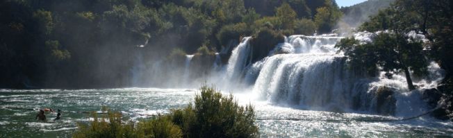 Krka-Wasserfälle und Skradin