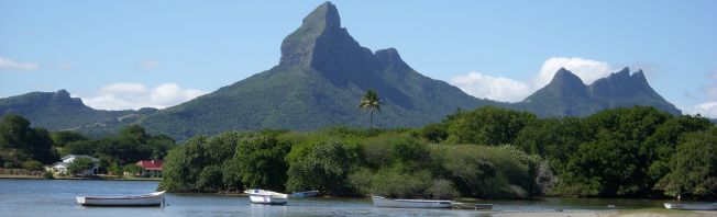 Mauritius-Stern und Schlüssel des Indischen Ozeans