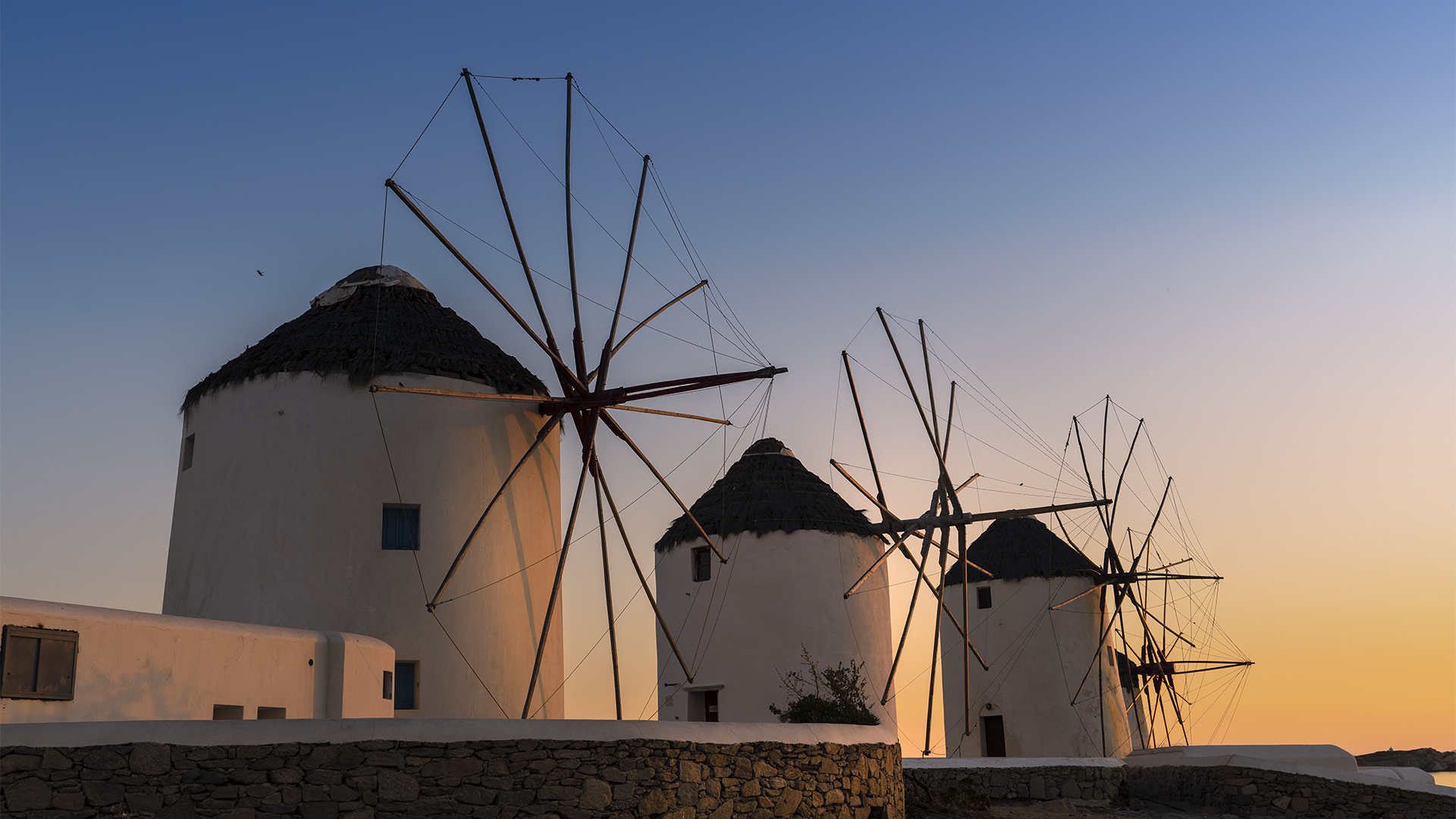 Mykonos Windmühlen